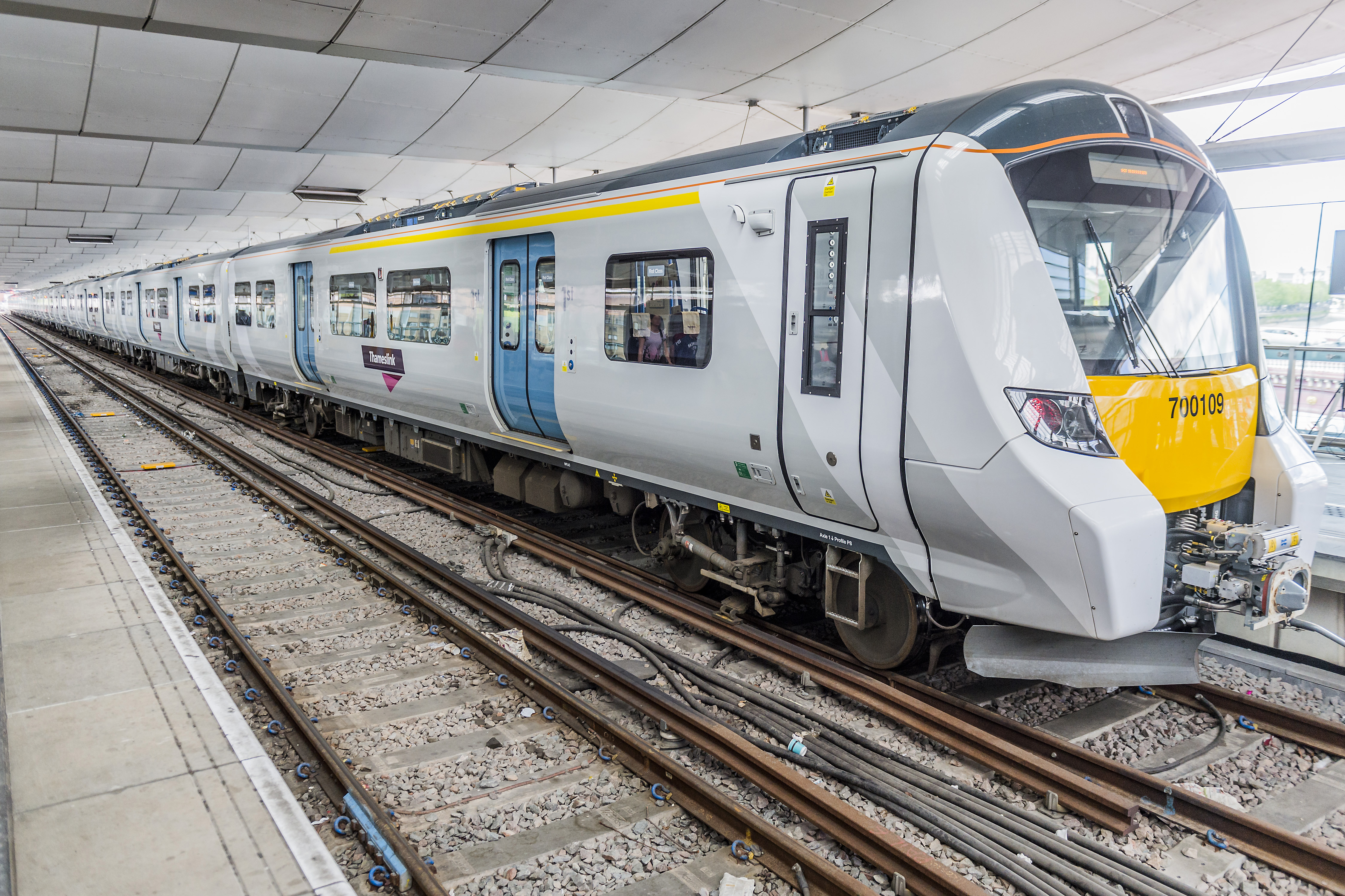 Thameslink zeigt den Nahverkehr der Zukunft fÃ¼r London am Bahnhof Blackfriars. (Foto: Â© Siemens)