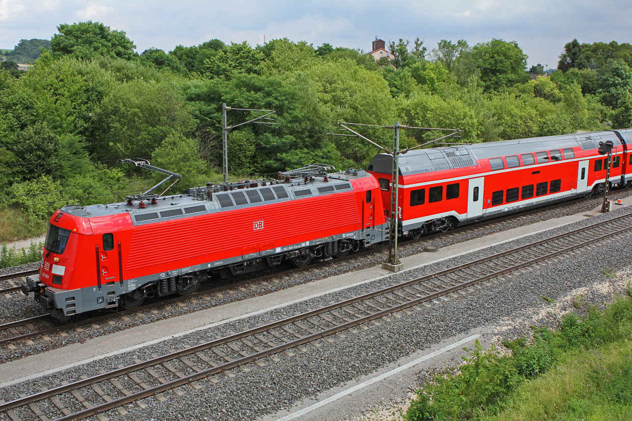 Lok Baureihe 102 Skoda NIM NÃ¼rnberg MÃ¼nchen Express