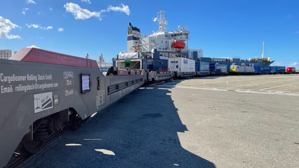 2022 09 frankreich cargobeamer testzug von marseille nach calais c cargobeamer