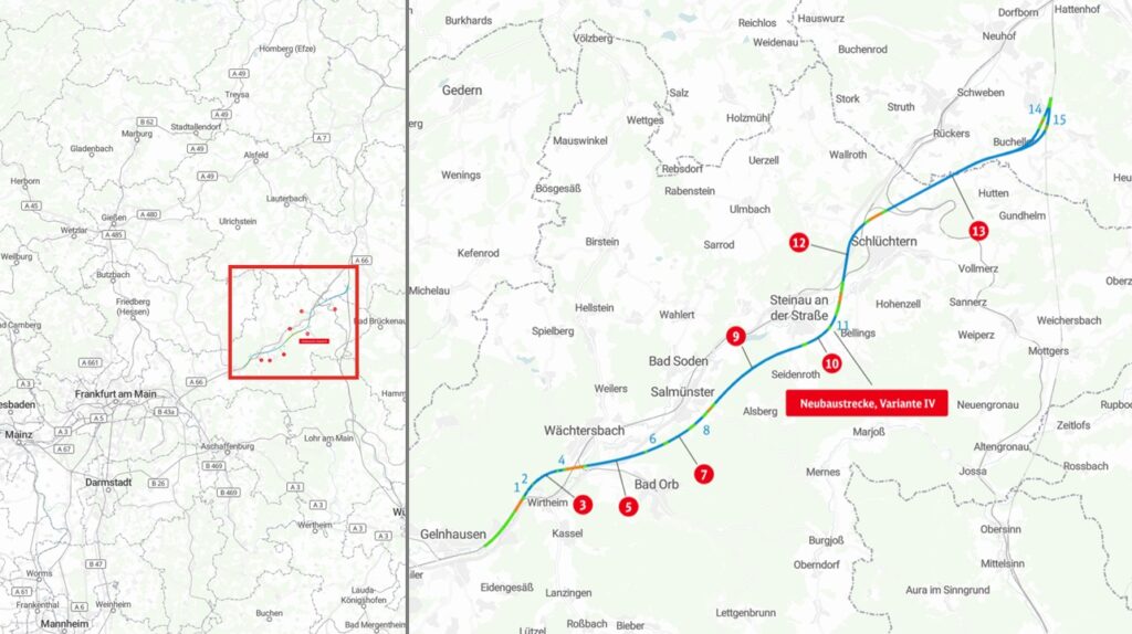 Behörden genehmigen favorisierte Variante für Neubaustrecke in Hessen