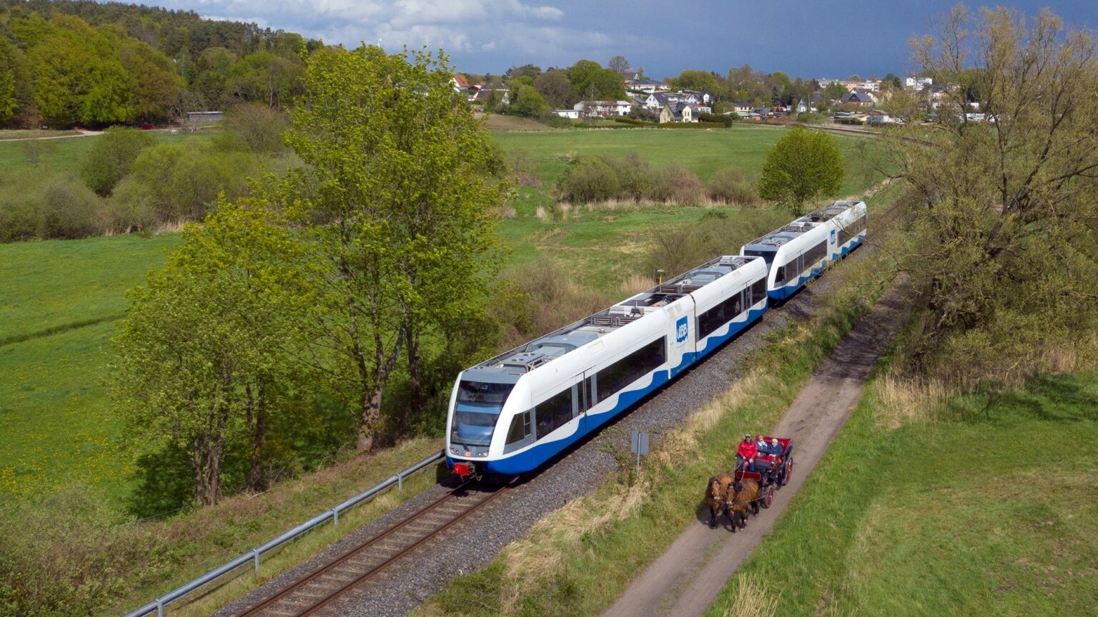Schwan stoppt Zugverkehr auf Brücke Bahnblogstelle