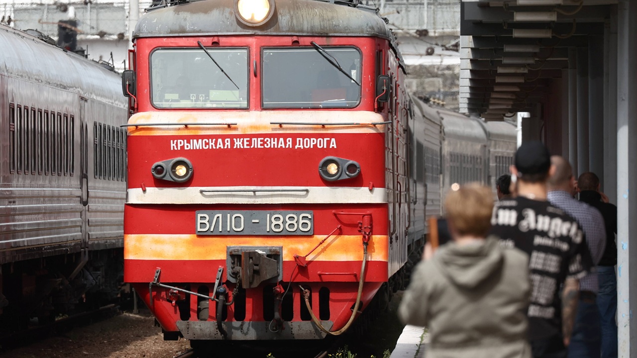 Ukraine Drone Attack on Crimea Passenger Train Halts Traffic
